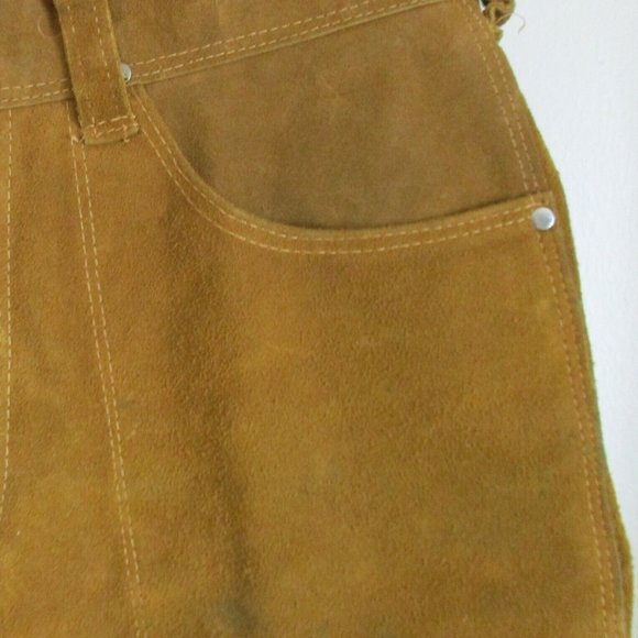 Women's Robert's Western Wear Suede Pants 26" W x 31" L - Picture 4 of 11